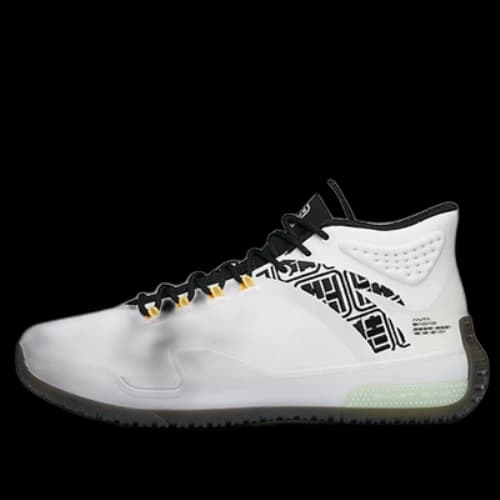 ANTA Basketball Series Sneakers Mid 'White Black'