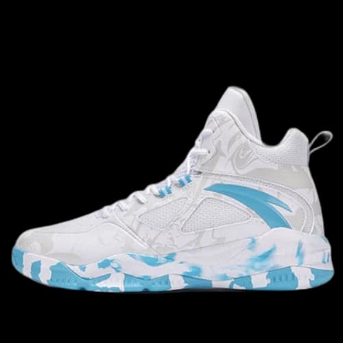 ANTA Badao Basketball High Top Shoes 'White Blue'