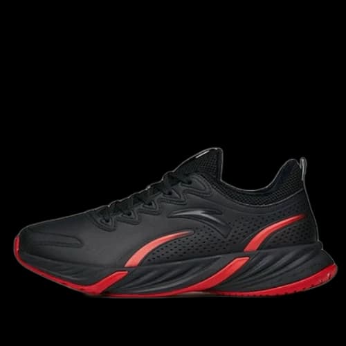 ANTA Running Series Sneakers Fleeced 'Black Red'