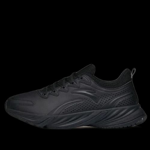 ANTA Running Series Sneakers Leather 'Black'