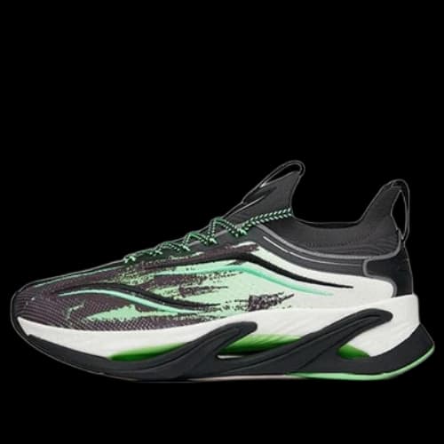 ANTA Keep Moving Pro Running Shoes 'Black Green'