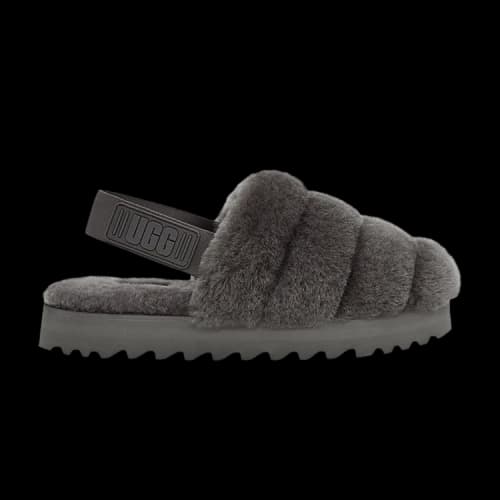 UGG Super Fluff Slipper Charcoal (Women's)