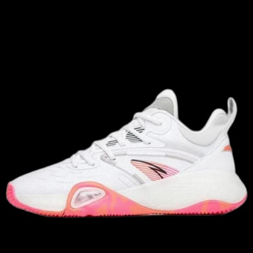 ANTA Cement Bubble Basketball Shoes 'White Pink'