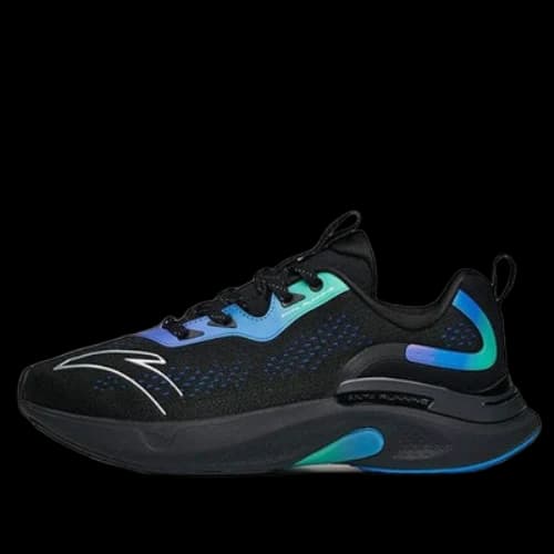 ANTA Running Shoes 'Black Blue Green'
