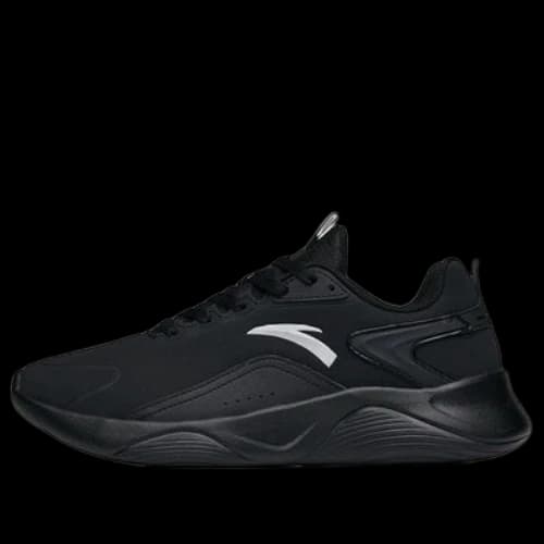ANTA Runninng Series Sneakers Leather 'Black White'