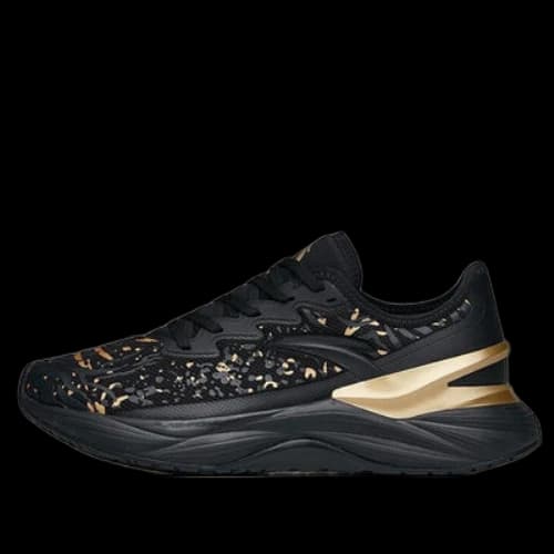 ANTA Chuang 2.0 Lace-up Running Shoes 'Black Gold'