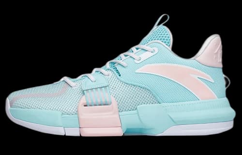 ANTA 1 TD Squeaky Basketball Professional Shoes 'Sky Blue Pink'