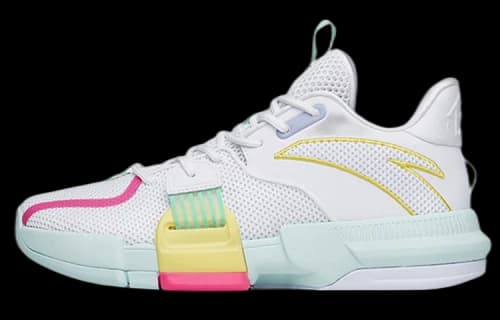 ANTA Light Crazy 1 Basketball Shoes 'White Green Pink'