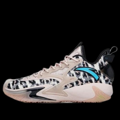 ANTA Shock Wave 3 Pro 'Light Brown Leopard Print'