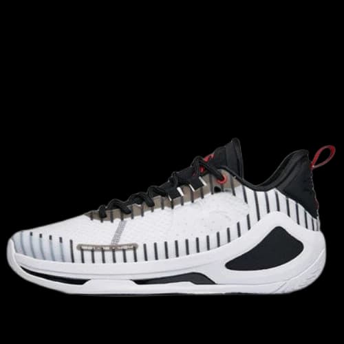 ANTA Alien 3 Low Basketball Shoes 'White Black Red'