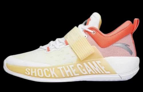 ANTA Shock The Game 4 Low 'White Yellow Orange'