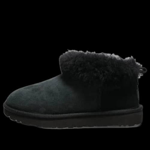 UGG Classic Ultra Mini Fluff 'Black' (Women's)