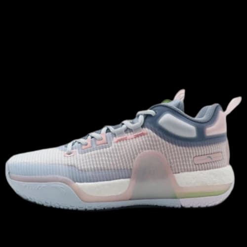 ANTA BaDao Mid Top Basketball Shoes 'Blue Pink'