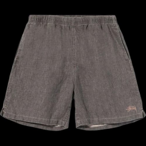 Stussy Boxy Linen Short 'Charcoal'