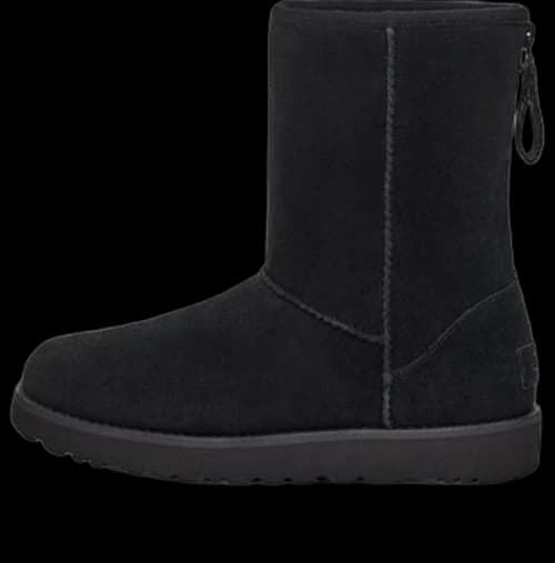 UGG W Classic Short Logo Zip 'Black' (Women's)