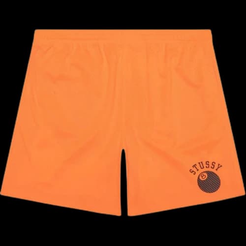 Stussy 8-Ball Mesh Shorts Orange