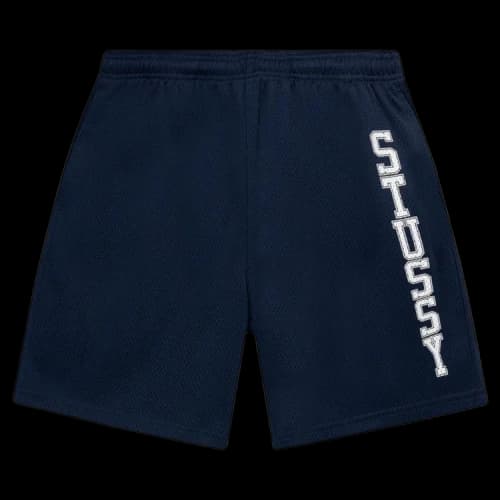 Stussy Collegiate Mesh Shorts Navy