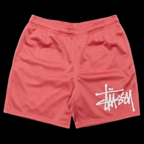 Stussy Big Basic Mesh Short 'Rose'