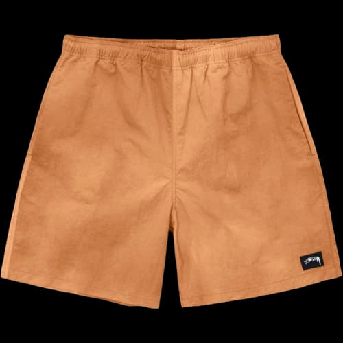Stussy Wave Dye Nylon Short Orange