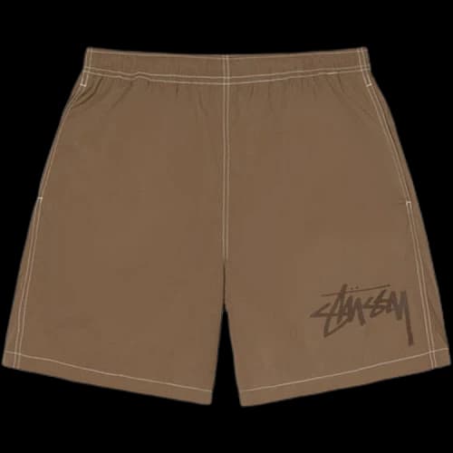 Stussy Big Stock Nylon Short 'Brown'
