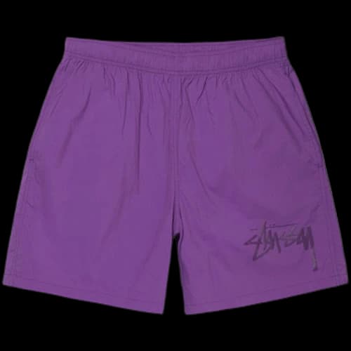 Stussy Big Stock Nylon Short Purple