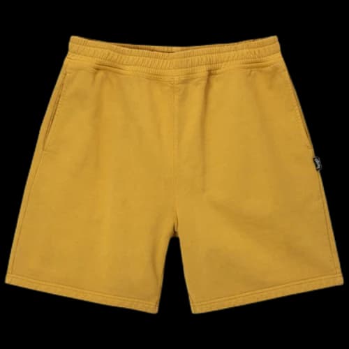 Stussy Pigment Dyed Fleece Short Gold