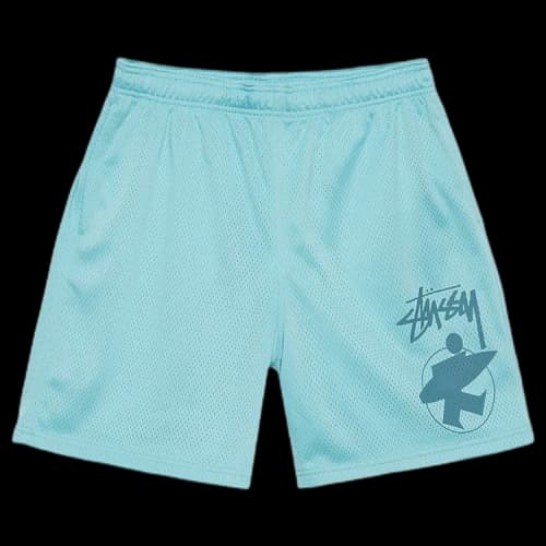 Stussy Surfman Mesh Short 'Aqua'