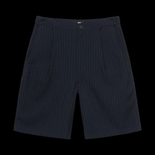 Stussy Stripe Volume Pleated Short 'Black'