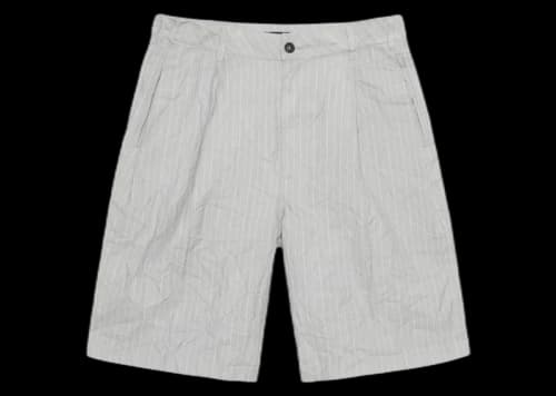 Stussy Wrinkled Stripe Volume Pleated Short Grey