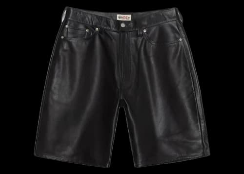 Stussy Big Ol' Leather Short Lime