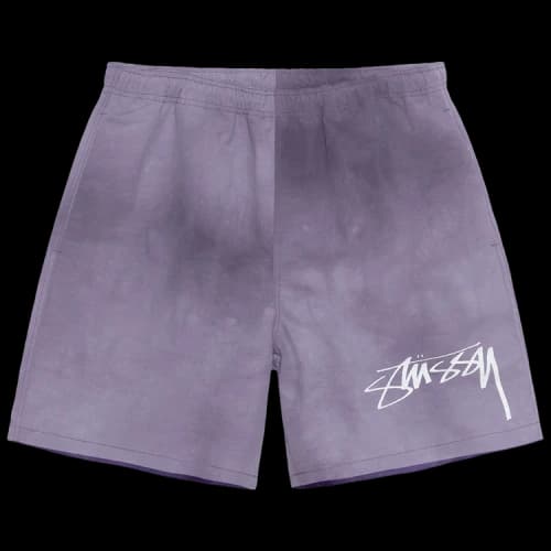 Stussy Wave Dye Nylon Short 'Grape'