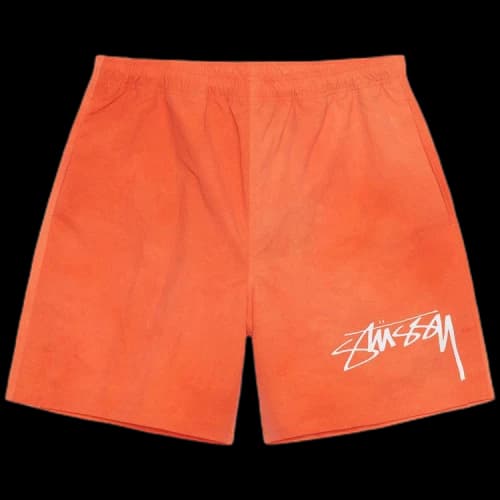 Stussy Wave Dye Nylon Short 'Persimmon'