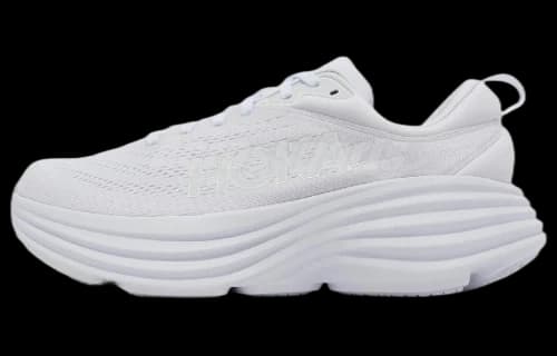 Hoka One One Bondi 8 Triple White