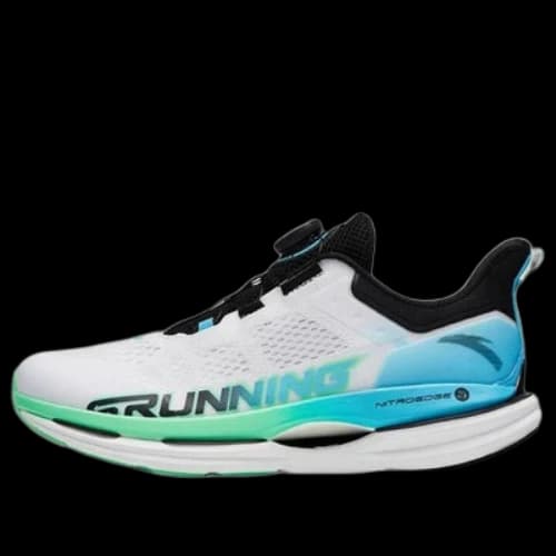 ANTA Running Shoes 'White Blue Green'
