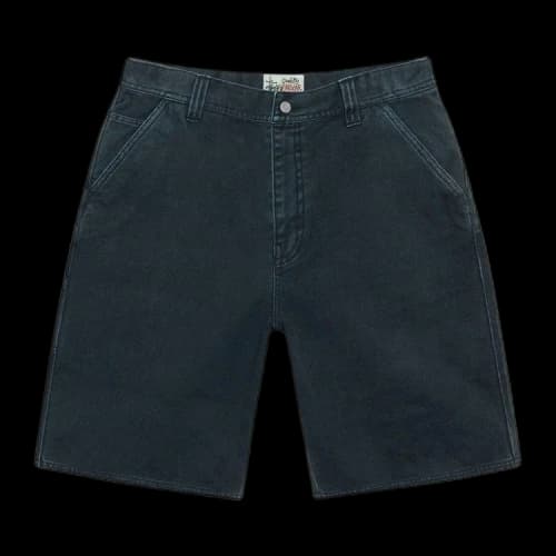 Stussy Washed Canvas Work Short Black