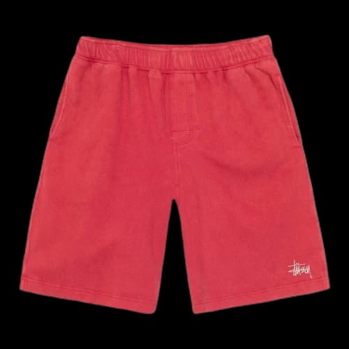 Stussy Double Layer Jersey Short 'Red'