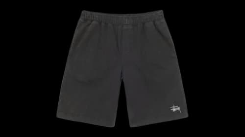 Stussy Double Layer Jersey Short Black