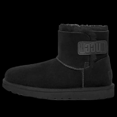 UGG Mini Bailey Logo Strap Boot 'Black' (Women's)
