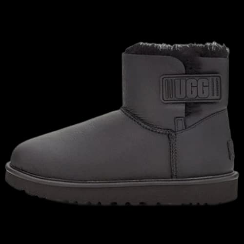 UGG Mini Bailey Logo Strap 'Black' (Women's)