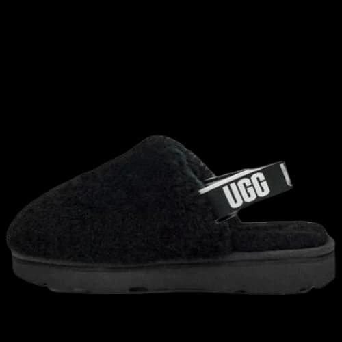 (PS) UGG Fluff Yeah Clog Slipper 'Black'