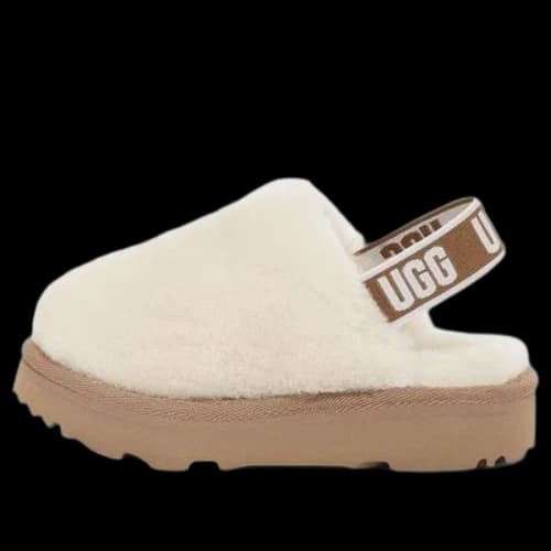 (GS) UGG Fluff Yeah Clog 'Natural'