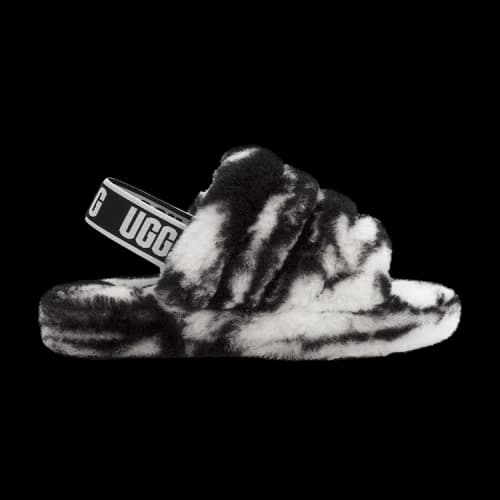 UGG Fluff Yeah Slide Black (Kids)