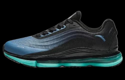 ANTA Running Series Sneakers 'Black Blue Teal'