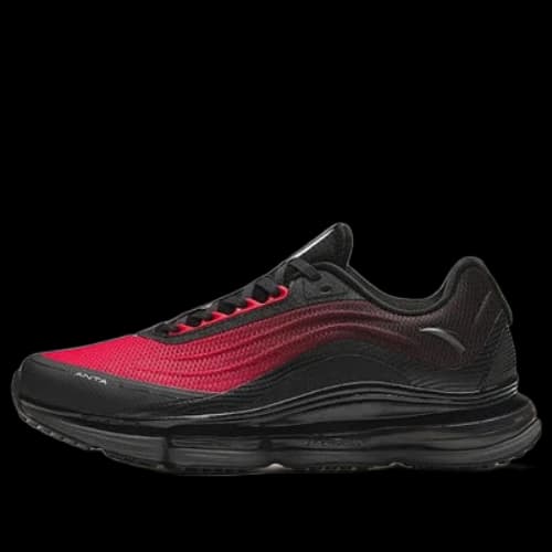 ANTA Running Series Sneakers 'Black Red'