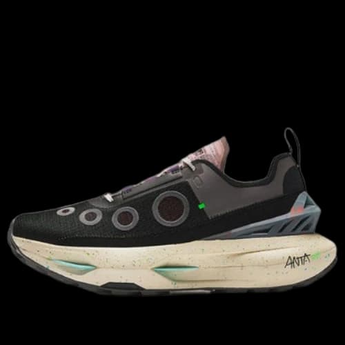 ANTA Champion Collection Running Sneakers 'Black Grey Pink'