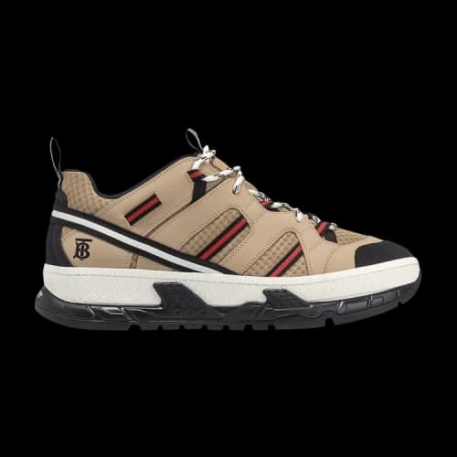 Burberry Mesh and Leather Union Sneaker 'Beige'