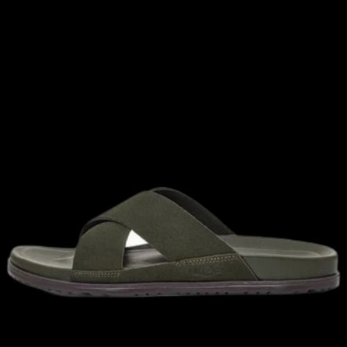 UGG Crossover Strap Slides 'Forest Green'