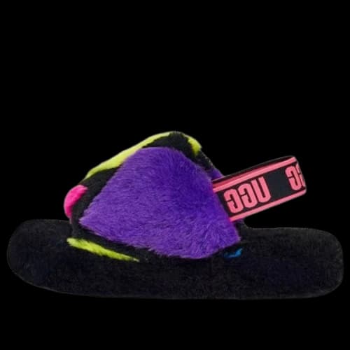 (PS) UGG Fluff Yeah Party Spots 'Black'
