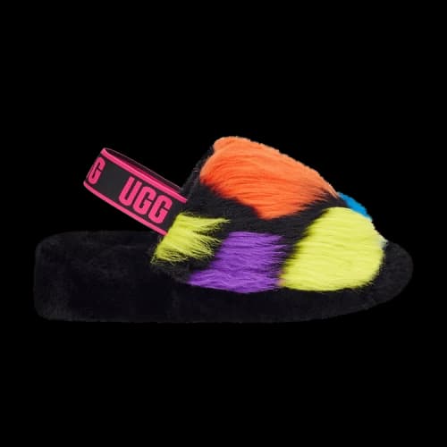 UGG Fluff Yeah Slide 'Party Spots' (Women's)