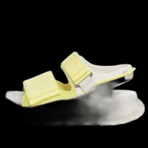 UGG LA Cloud Strap Flatform Sandal 'Neon Green White' (Women's)